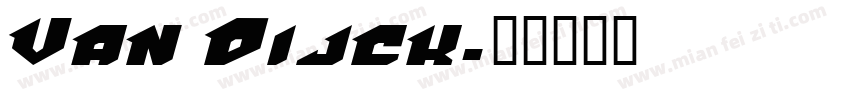 Van Dijck字体转换